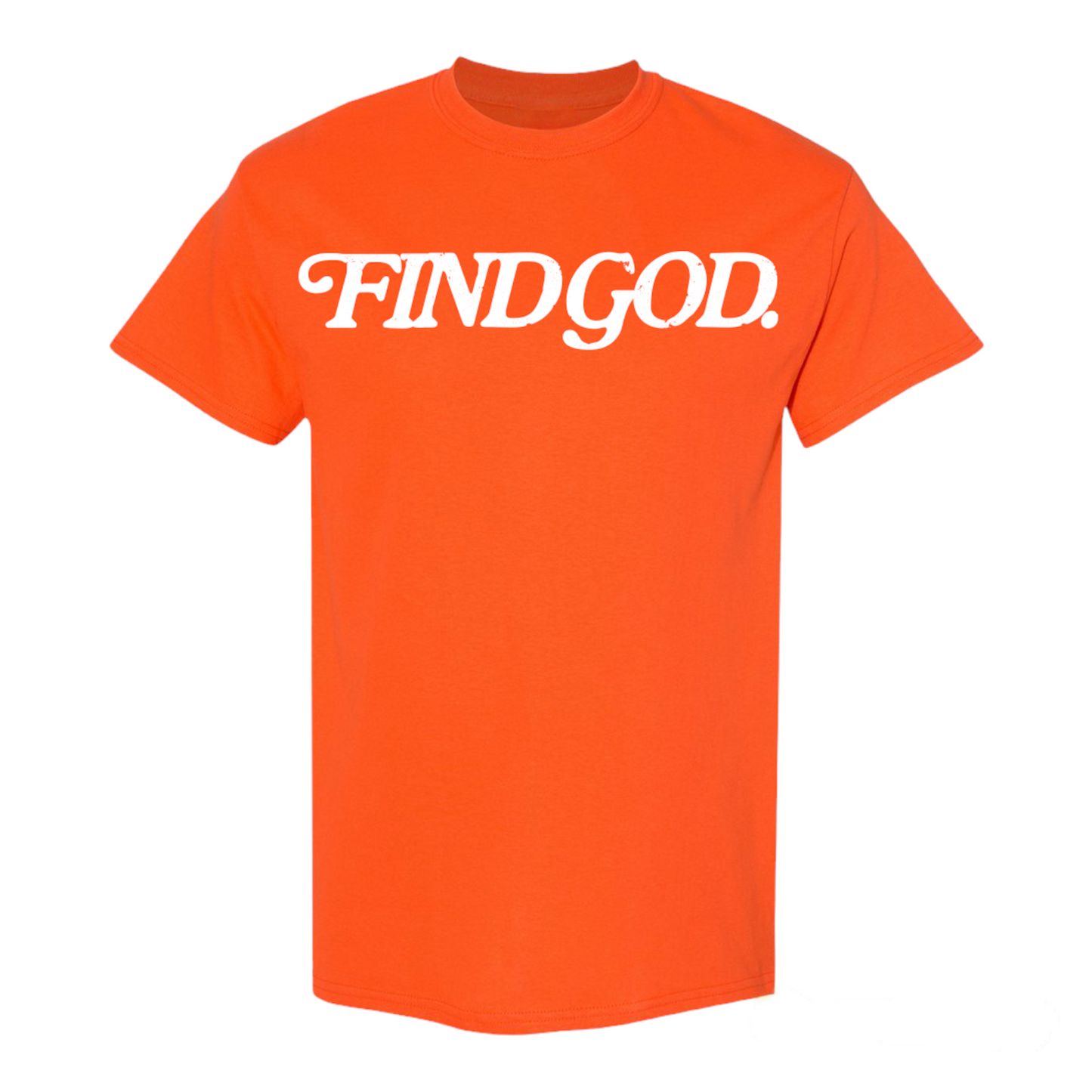 ORANGE - FIND GOD T-SHIRT