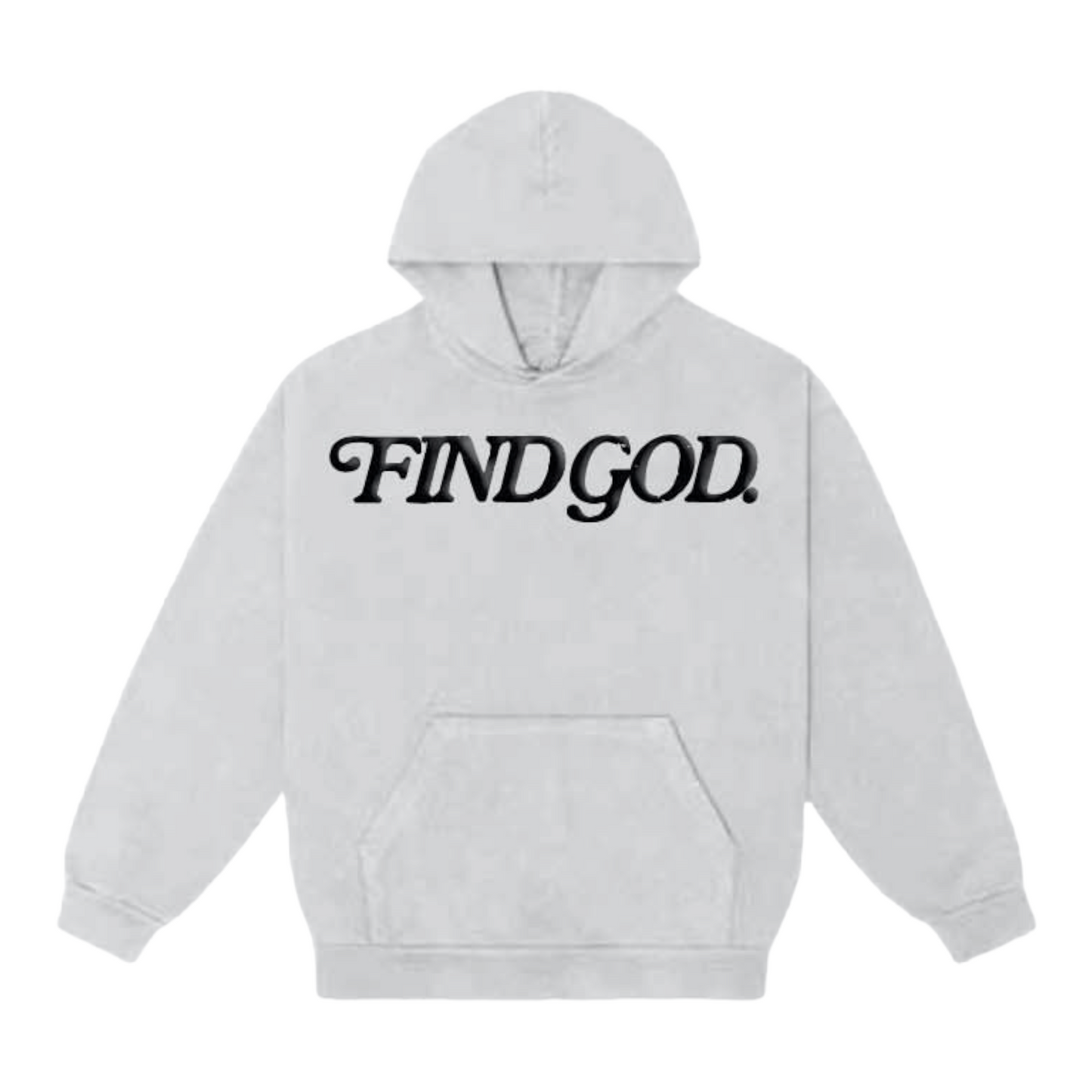 CEMENT - HEAVY PUFF PRINT FIND GOD HOODIE