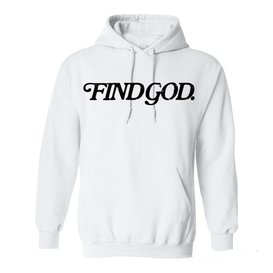 HEAVEN - WHITE FIND GOD HOODIE