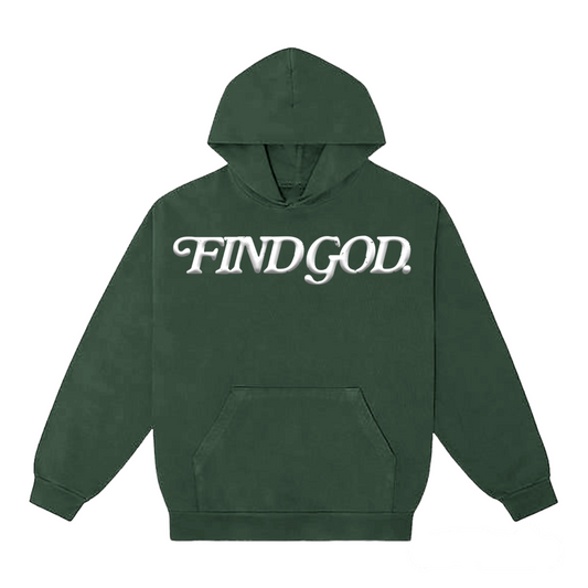 IVY - HEAVY PUFF PRINT FRIND GOD HOODIE