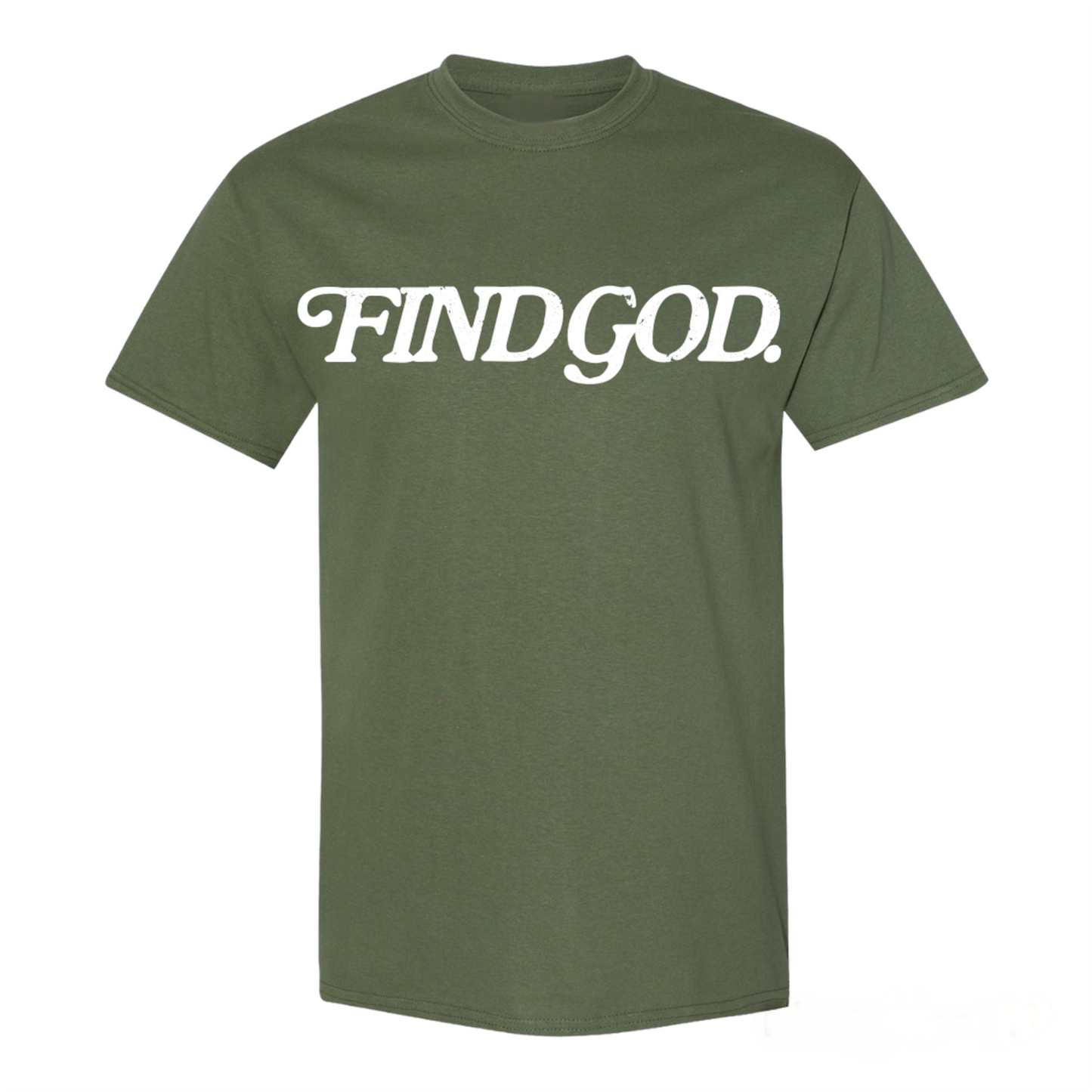 GREEN - FIND GOD T-SHIRT