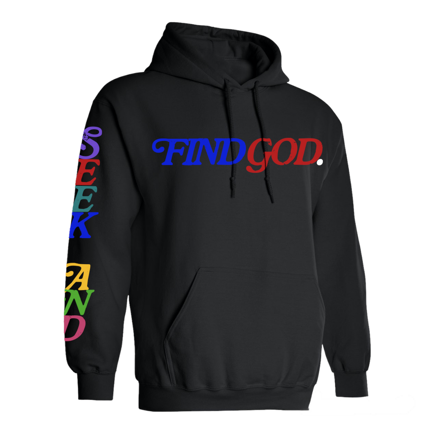 BLACK - NO MORE FLOODS SAYS HOODIE