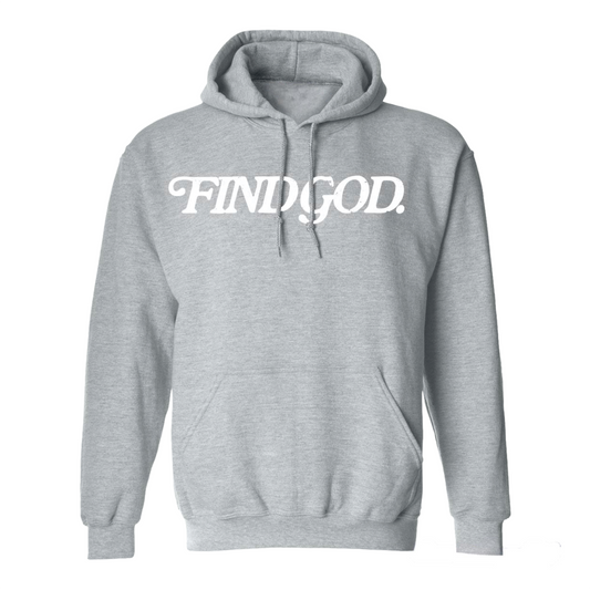 SPORT GREY - FIND GOD HOODIE