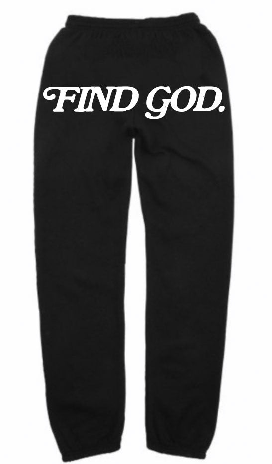 BLACK - FIND GOD JOGGER